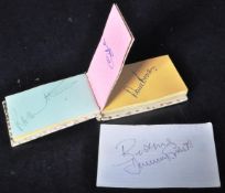 AUTOGRAPH ALBUM - MICK JAGGER, JOHN LENNON & OTHERS