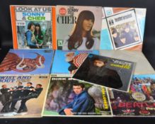 POP - MIXED SELECTION OF TEN LP VINYL RECORD ALBUMS