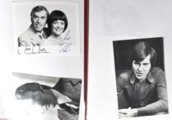 AUTOGRAPHS - ALBUM OF 1970S PRESENTERS & CELEBRITIES