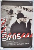 U2 - VERTIGO - 2005 LONDON ORIGINAL CONCERT TOUR MOVIE POSTER