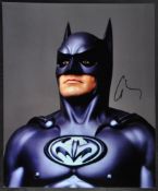 GEORGE CLOONEY - BATMAN & ROBIN - AUTOGRAPHED PHOTO - AFTAL