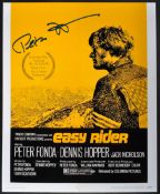 PETER FONDA (1940-2019) - EASY RIDER - SCARCE SIGNED 8X10