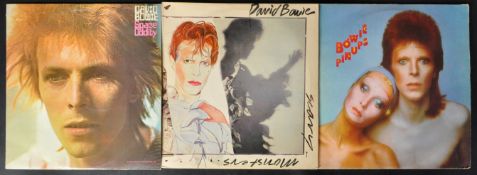 DAVID BOWIE - THREE ALBUMS SPACE ODDITY, PINUPS AND SCARY MONSTERS