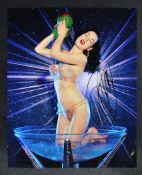 DITA VON TEESE - BURLESQUE DANCER - AUTOGRAPHED 11X14