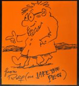 ROLF HARRIS - JAKE THE PEG - HAND DRAWN ARTWORK SKETCH