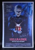DOUG BRADLEY - HELLRAISER - LARGE AUTOGRAPHED POSTER