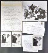 EURYTHMICS - ANNIE LENNOX / DAVE STEWART - HANDWRITTEN LETTERS & AUTOGRAPHS