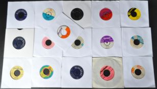 REGGAE / SKA / ROCKSTEADY - COLLECTION OF FIFTEEN 45RPM SINGLES