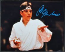 RALPH MACCHIO - KARATE KID - AUTOGRAPHED 11X14 - ACOA