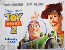 TOY STORY 2 (1999) - ORIGINAL UK QUAD TEASER POSTER