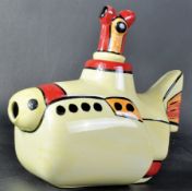 THE BEATLES - LORNA BAILEY CERAMIC YELLOW SUBMARINE TEAPOT