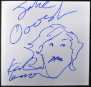 KEITH LEMON (LEIGH FRANCIS) - HAND DRAWN SELF PORTRAIT SKETCH & AUTOGRAPH