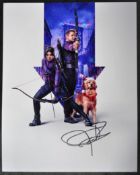 JEREMY RENNER - HAWKEYE (MARVEL) - SIGNED PHOTOGRAPH - AFTAL