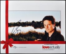 COLIN FIRTH - LOVE ACTUALLY - AUTOGRAPHED PHOTO - AFTAL CERTIFICATE
