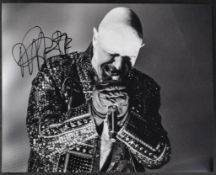 JUDAS PRIEST - ROB HALFORD - LARGE SIGNED 11X14
