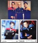 STAR TREK - COLLECTION OF AUTOGRAPHED 8X10
