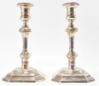 PAIR OF SILVER HALLMARKED CANDLESTICKS