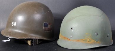 WWII SECOND WORLD WAR US ARMY M1 STEEL COMBAT HELMET