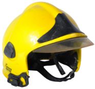 VINTAGE FIRE AND RESCUE FIREFIGHTER HELMET