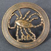 WWII SPECIAL FORCES LRDG LONG RANGE DESERT GROUP CAP BADGE