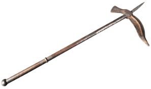 18TH CENTURY INDIAN TABAR-ZAGHNAL BATTLE AXE