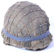 VINTAGE US UNITED STATES ARMY M1 STEEL COMBAT HELMET