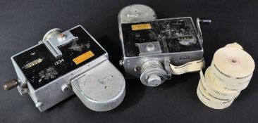 TWO VINTAGE BUS INSPECTOR'S SET RIGHT TICKET MACHINES