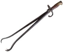 19TH CENTURY 1874 PATTERN EPEE GRAS RIFLE BAYONET