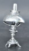 CONTEMPORARY SILVER MINIATURE OIL LAMP FIGURINE