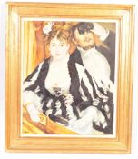 AFTER RENOIR - LA LOGE - OIL ON CAVAS PAINTING