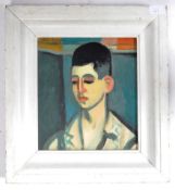 JOHN MCHALE - ATTRIBUTED TO - PORTRAIT PAINTING OF A YOUNG MAN