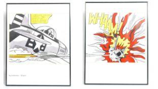 AFTER ROY LICHTENSTEIN - WHAAM - POP ART PRINT IN COLOURS