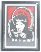 EELUS (BRITISH 1979-) SINNER - SILKSCREEN PRINT IN COLOURS