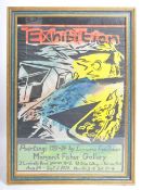 LAWRENCE FREIESLEBEN 1980'S EXHIBITION POSTER