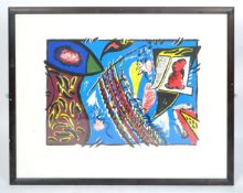 RENOS LOIZOU (1948-2013) - ASCENDING LANDSCAPE SIGNED PRINT