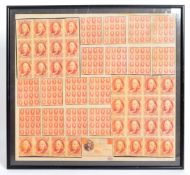 PIETRO PSAIER - BENJAMIN FRANKLIN 5 CENT STAMP WALL ART