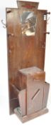 EARLY 20TH CENTURY MAHOGANY HALL/COAT STAND