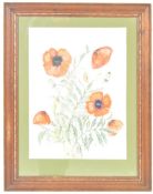 WATERCOLOUR OF POPPIES