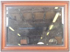 MID 20TH CENTURY CARVED FRAMED MIRROR
