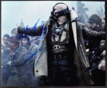 TOM HARDY - BATMAN THE DARK KNIGHT RISES - SIGNED PHOTO - AFTAL
