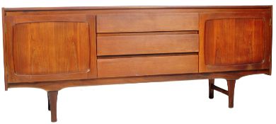 RETRO VINTAGE TEAK WOOD SIDEBOARD CREDENZA