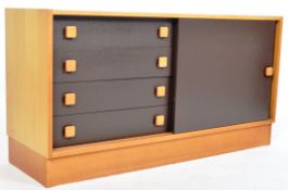 DOMINO MOBLER - RETRO VINTAGE DANISH GOLDEN OAK SIDEBOARD