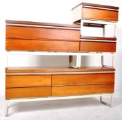 RETRO VINTAGE TEAK SUITE OF BEDROOM FURNITURE