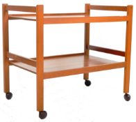 BRDR FURBO - 1960'S DANISH TEAK WOOD COCKTAIL TROLLEY