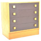 DOMINO MOBLER - RETRO VINTAGE 1960'S GOLDEN OAK CHEST
