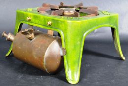 FRENCH CAST IRON AND ENAMEL PRIMUS STOVE