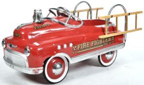 AMERICAN FIRE DEPARTMENT PEDAL CAR TRUCK