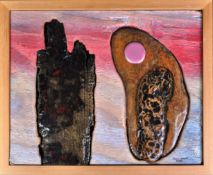 DENNIS RICHARDS - CONTEMPORARY ABSTRACT FRAMED ART SCULPTOR