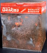 WATSONS FINE QUALITY BISCUITS - VINTAGE ADVERTISING SHOP TIN