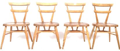 LUCIAN ERCOLANI - ERCOL - DOT CHAIRS - SET OF FOUR